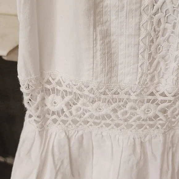 🎀🩷 ABERCROMBIE CROCHET EMBROIDERED MINI DRESS 🩷🎀 - Picture 7 of 17